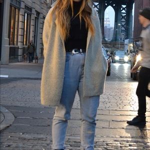 F21 oversized grey jacket (M)